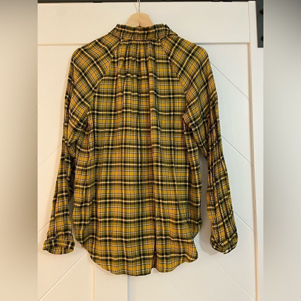 LOFT button up plaid pattern - Picture 2 of 3